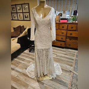 White Lace wedding dress